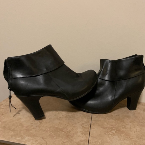 solesenseability Shoes Black Faux Booties Kohls S 8 2 Poshmark